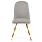 Židle K214 kov/eko kůže šedá 49x59x90,2