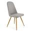 Židle K214 kov/eko kůže šedá 49x59x90,6