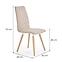 Židle K282 látka/dřevo béžová 56x44x93,7