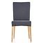 Židle K273 látka/dřevo tmavě šedá 45x60x95,2