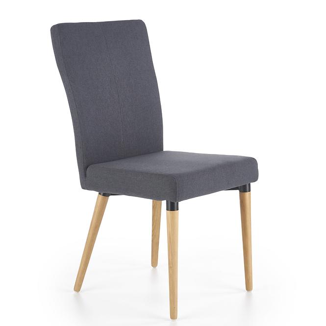 Židle K273 látka/dřevo tmavě šedá 45x60x95