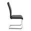 Židle K224 kov/eko kůže černá 44x59x100,3