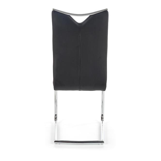 Židle K224 kov/eko kůže černá 44x59x100