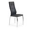 Židle K209 kov/eko kůže černá 43x54x101