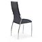 Židle K209 kov/eko kůže černá 43x54x101,2