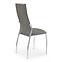 Židle K209 kov/eko kůže šedá 43x54x101,2