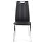 Židle K187 kov/eko kůže černá 46x56x97,2
