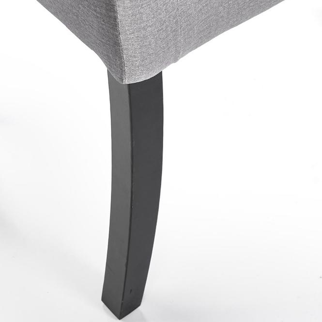Židle Clarion 2 dřevo/samet černá/monolith 85