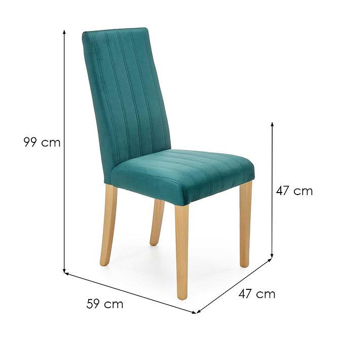 Židle Diego 3 dřevo/same dubt/monolith 37 47x59x99