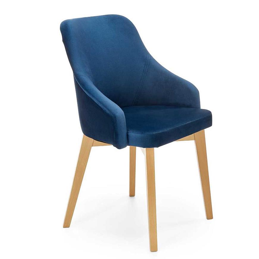 Jídelní židle TOLEDO 2 HALMAR Modrá Obrázek