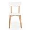Židle Buggi dřevo/MDF bílá 45x50x81,2