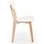 Židle Buggi dřevo/MDF bílá 45x50x81,3