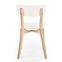 Židle Buggi dřevo/MDF bílá 45x50x81,5