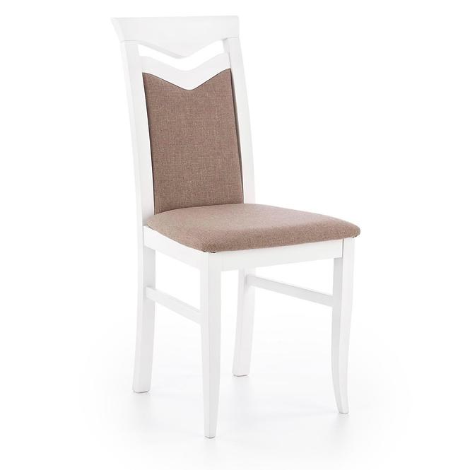 Židle Citrone dřevo/látka bílá/inari 23 44x53x96