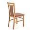 Židle Hubert 8 dřevo/látka olše/609 45x51x90,4