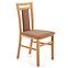 Židle Hubert 8 dřevo/látka olše/609 45x51x90,7