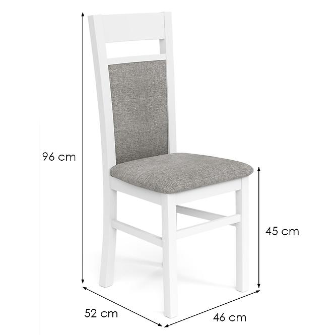 Židle Gerard 2 dřevo/látka bílá/inari 91 46x52x96