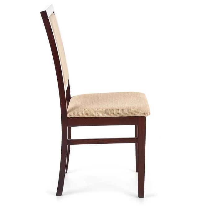 Židle Sylwek 1 dřevo/látka tmavý ořech/torent béžová