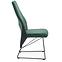 Židle K485 samet/kov tmavě zelená 44x63x96,2