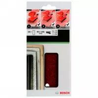 Brusný papír Ř93x185 Mm, 3x G60/ 4x G120/ 3x G180, 8 Děr