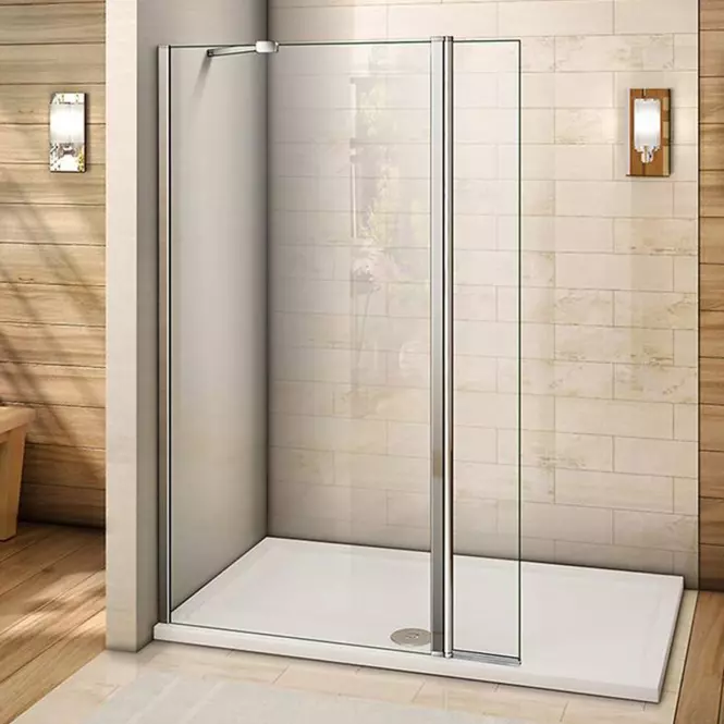 RAV-SLEZÁK Stěna walk-in Dafne (70+30)x195 čirě – chrom,4