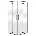 Sprchový kout čtvercový Beta 90x90x195 black