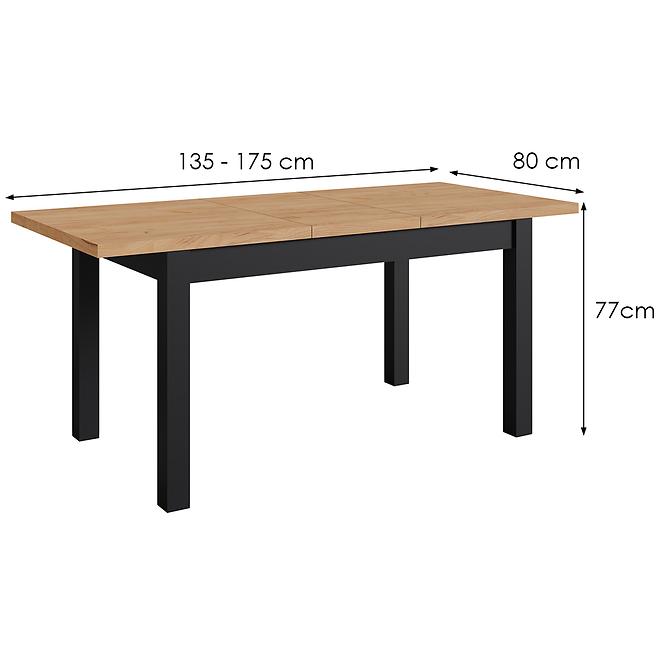 Stůl Mini černá/craft