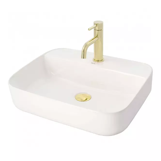 Umyvadlová baterie Lungo zlatá,4
