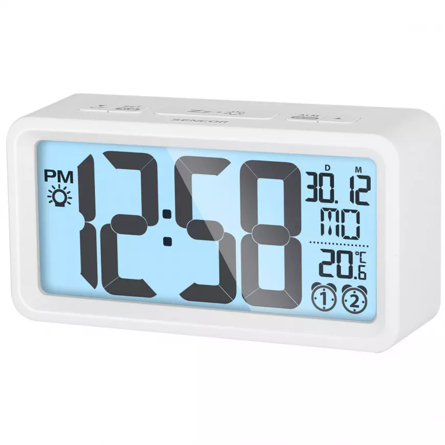 Hodiny s budíkem Sencor SDC 2800 W
