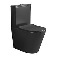 WC kombi bez splachovacího kruhu LVP0838 Bono Black