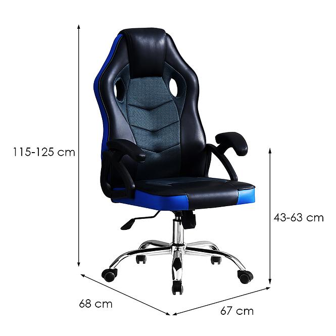 Herní Otáčecí židle Evander OC-2126 černá