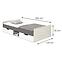 Postel 120 Remo RM16 dub wilton/bílá/antracit,2