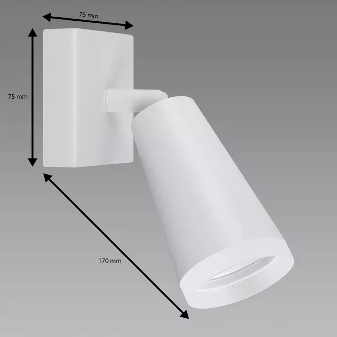 Svítidlo SANA GU10 1D WHITE 04141 LS1,2