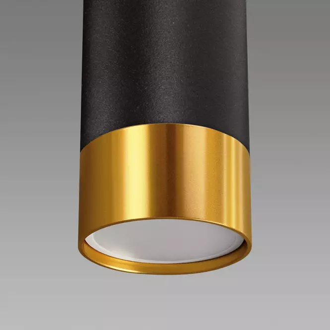 Svítidlo PUZON DWL GU10 BLACK/GOLD 04123 K1,3