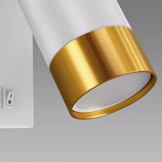 Svítidlo PUZON WLL GU10 WHITE/GOLD 04132 LS1,3