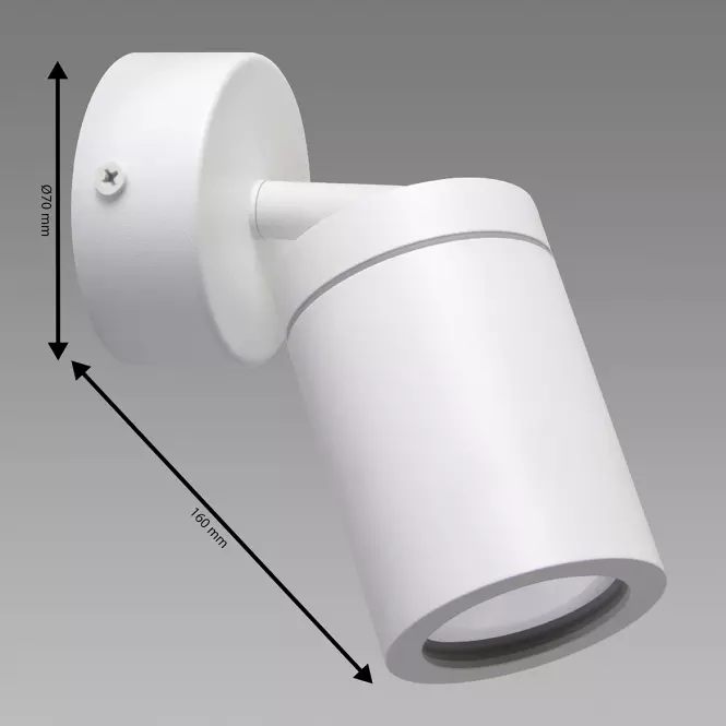 Svítidlo TENOR GU10 1C WHITE 04068 IP44 LS1,2