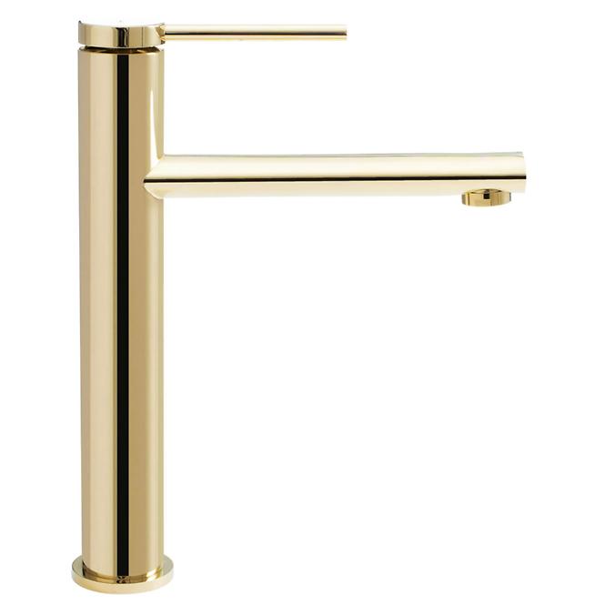 Umyvadlová baterie vysoká Rea Oval zlatá,2