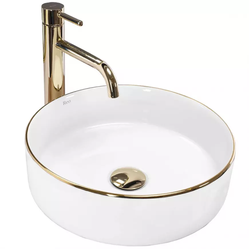 Umyvadlo na desku Sami Gold Edge