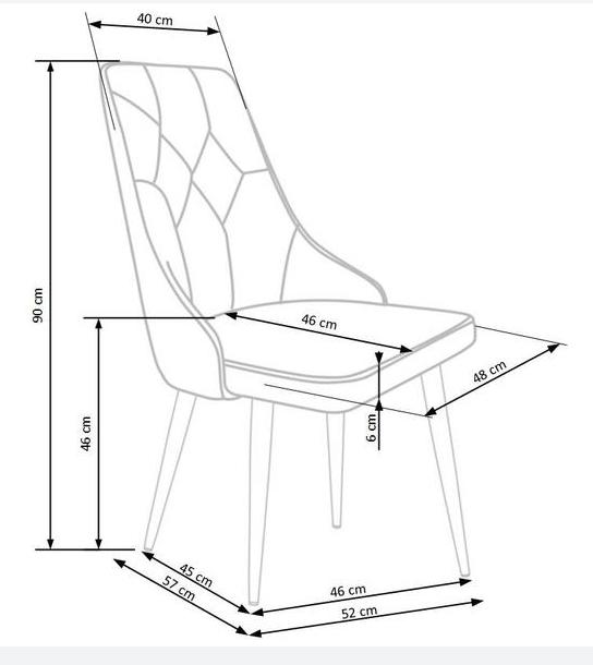 Židle W133 bordó