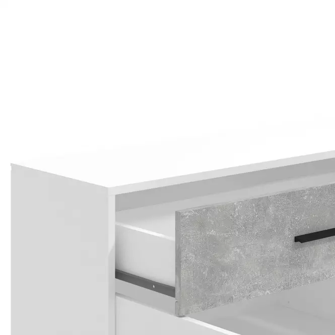 Komoda Varadero beton/bílý 3K1F 11011617,5