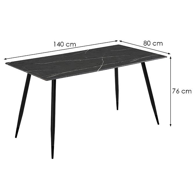 Stůl Zander TD-2059 černý