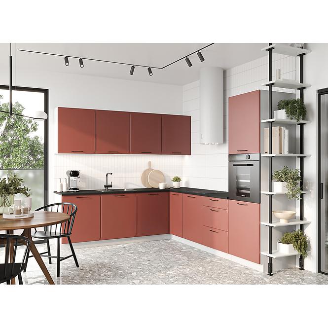 Kuchyňská linka Katrin 260 cihlová,5