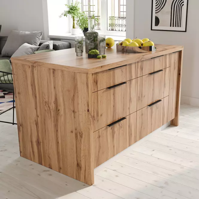 Kuchyňský ostrůvek 1474 dub artisan