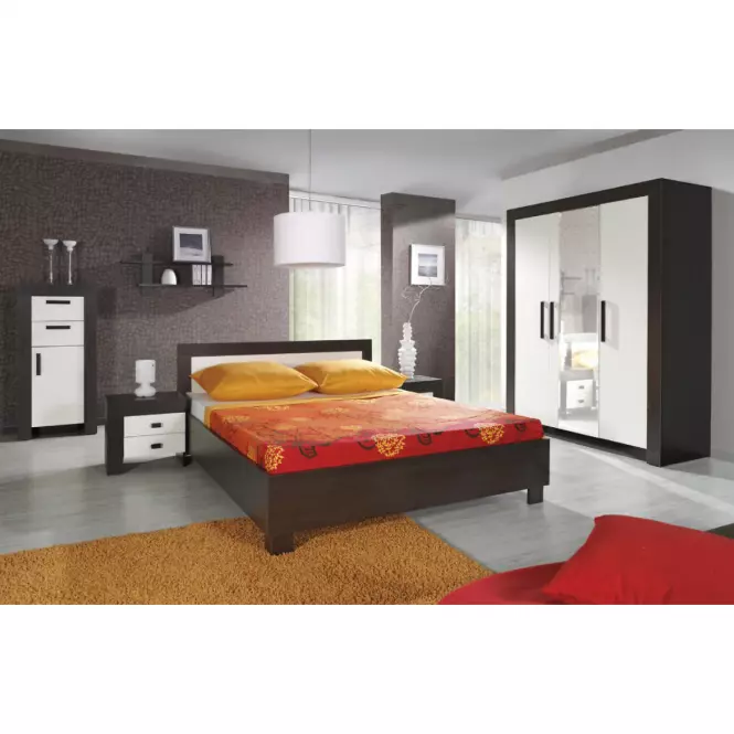Regál Cezar 100 cm Milano/Bílý,6
