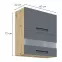 Kuchyňská Skříňka Infinity 40G GREY,2