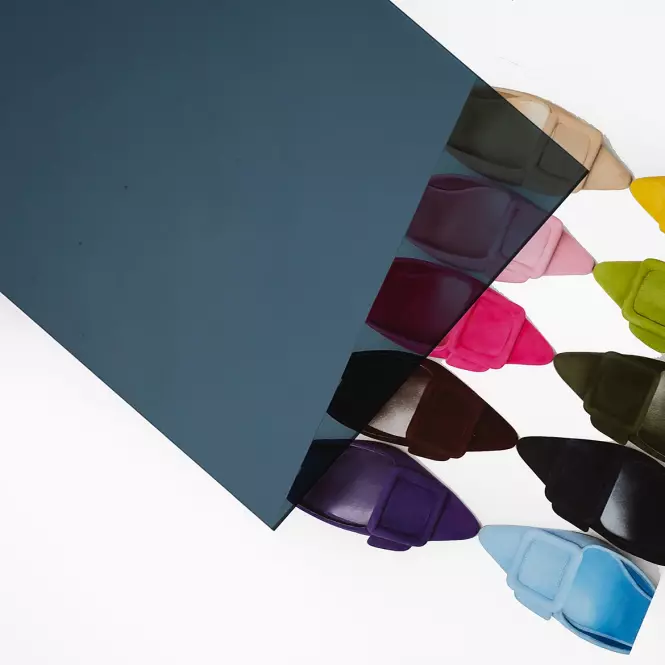 Plexisklo 500 x 500 x 4mm grafitová