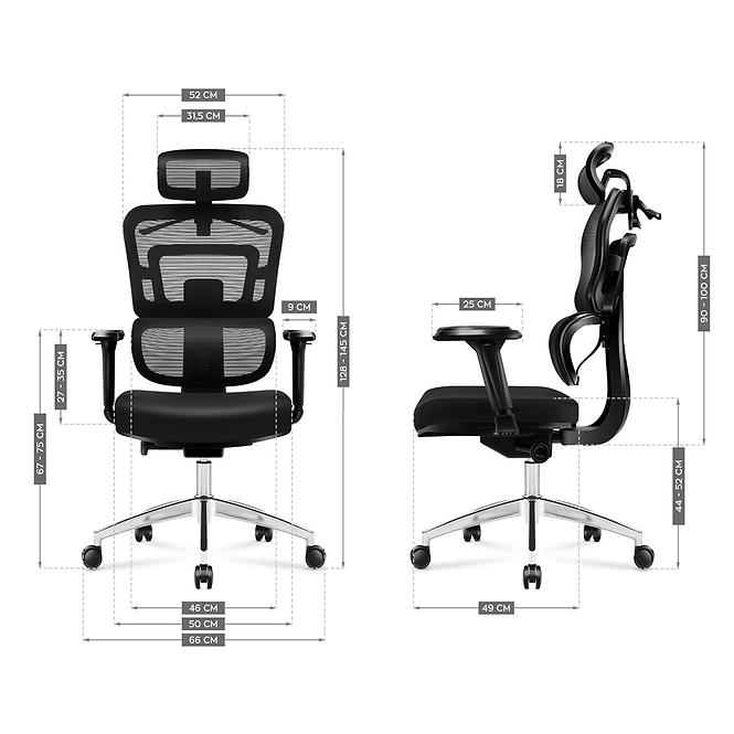 Kancelářská židle Markadler Expert 4.9 Black