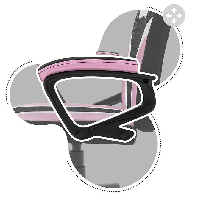 Herní židle HZ-Ranger 1.0 pink/síťovina