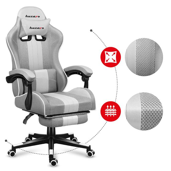 Herní židle HZ-Force 4.7 White/síťovina
