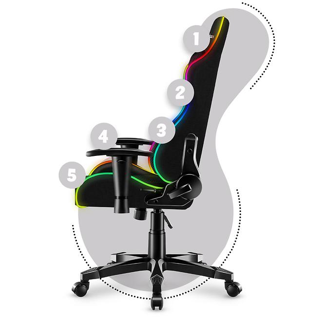Herní židle HZ-Ranger 6.0 RGB/síťovina